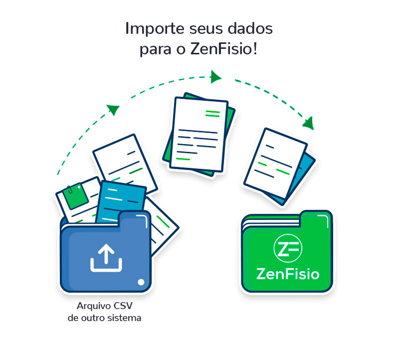 Migração de dados de outros sistemas para o ZenFisio