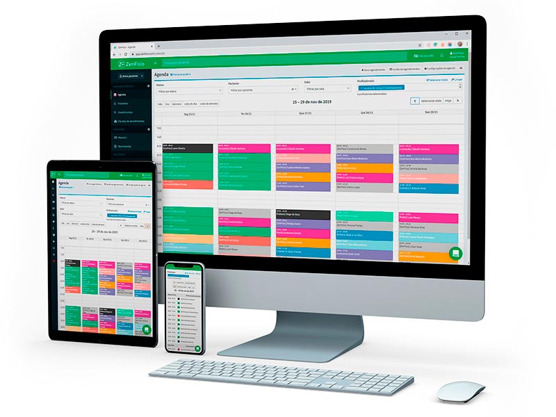 Sistema online, com interface simples e acessível de qualquer local ou dispositivo