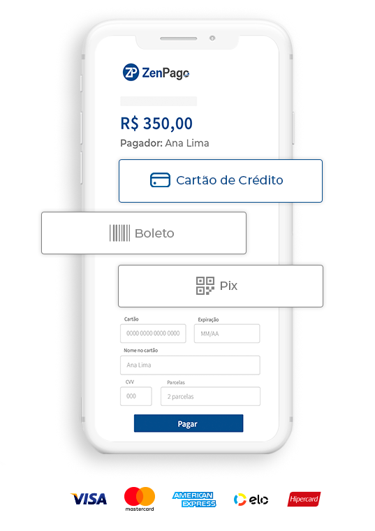 Emissão de cobranças com link de pagamento